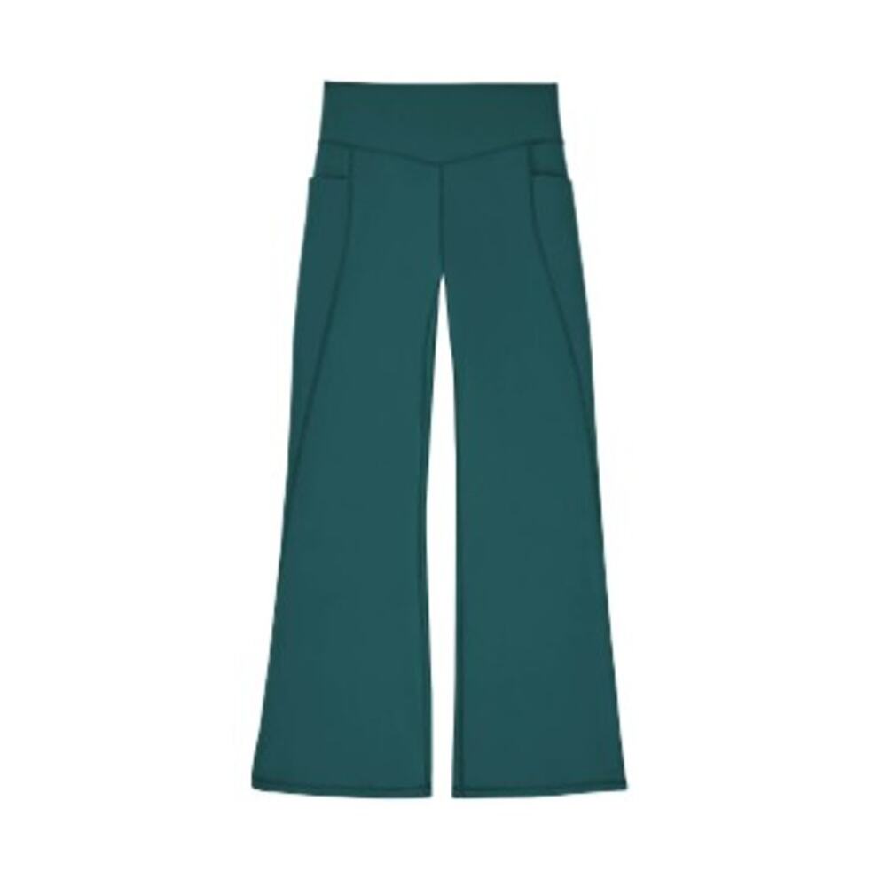 Women's Flare Yoga Pant Green Size XS